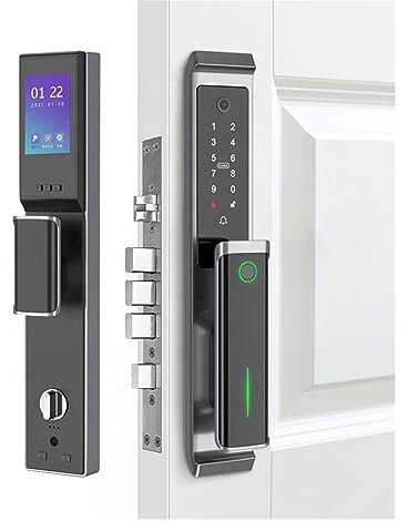 HAvern Serrure Intelligente d'empreinte Digitale de sécurité d'application de TTlock vidéo en Temps réel avec la Serrure de Porte Intelligente de caméra