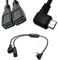 Exingk Câble répartiteur micro USB 5 broches mâle vers 2 femelles Y câble chargeur gauche 2 en 1 câble de données demi-30 cm adaptateur mâle vers 2 femelles