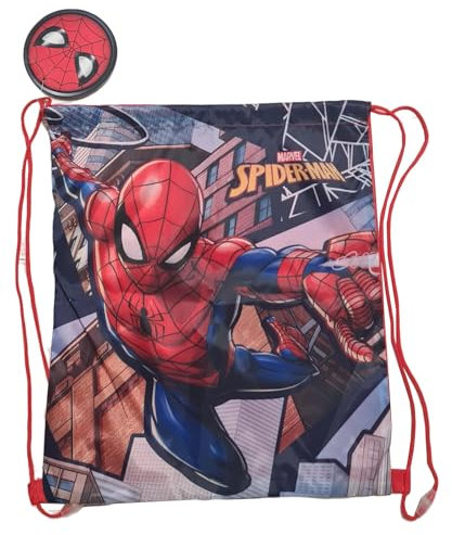 ILS I LOVE SHOPPING Sacca Sportiva per Bambino, Borsa Zaino per Asilo, Palestra, Piscina, Viaggio, Portascarpe