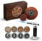 EVERYDAY COCKTAIL® Whiskey Smoker Kit mit Taschenlampe - Old Fashioned Smoker Kit mit 4 Geschmacksrichtungen Holzchips - Deluxe Whisky Smoker Kit Geschenke für Ihn Männer Papa Geschenke - Elegante