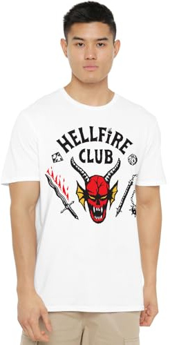 Stranger Things Unisex Stranger Things - Hellfire Club T-Shirt (Pack of 1)