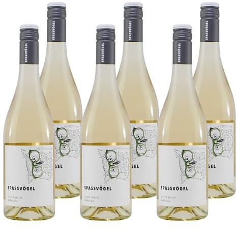 Spassvögel Cuveé Weiss -halbtrocken- (6 x 0,75L)