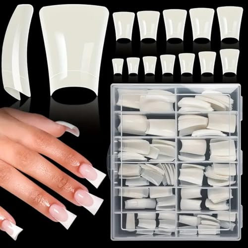 120/504pcs Duck Feet False Nails Short Curved Tips Manicure Nails Accesories Nails Art Decors For Salon And Home Use