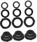 DIYEAH Kit de 18 Rondelles en Caoutchouc pour Tuyaux d'Arrosage Joints Toriques Réutilisables Flexibles et Solide Accessoires de Jardinage Universels Compatible les Tuyaux