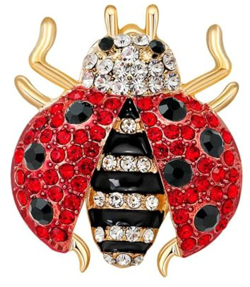 ALCXAZS Klassischer Strassschmuck, Tierbroschen, Insekt Brosche, Abzeichen, eleganter Stil, Brosche, Geschenk für Männer, Frauen, Kinder, Modeaccessoires, Kinder Pin
