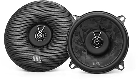 JBL Stage3 Gen2 58 5,25 in / 13 cm Haut-Parleur Voiture Coaxial | 80 W RMS / 480 W crête, 91 dB, 3 Ohm, cônes Plus One, tweeter PEI - haut-parleur coaxial 2 voies - grilles incluses