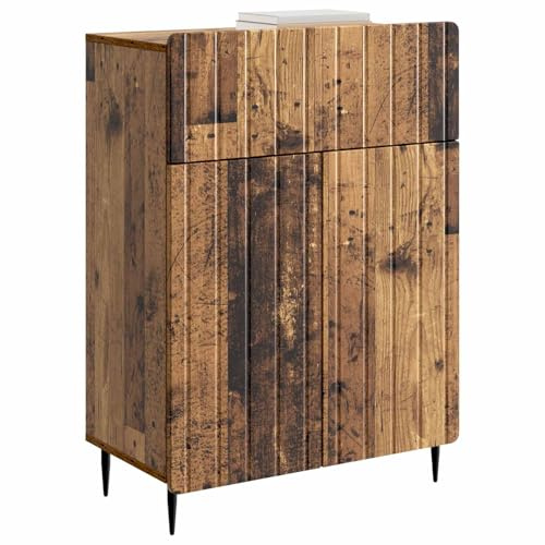 vidaXL Sideboard Altholz 66 x 34,5 x 92 cm Holzwerkstoff, Vielseitige rechteckige Aufbewahrung, moderner Sideboard für Wohnzimmer, stylische Kabinett für Essensbedarf