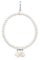 Nobby Cage Toy, Kletterring aus Baumwolle weiß mittel; 29 cm