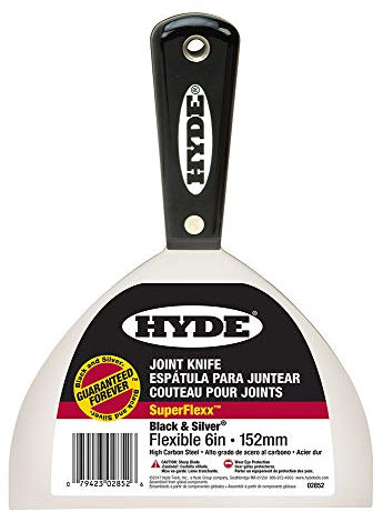 Hyde Tools 2852 6 Inch superflexx Joint Knife, Black and Silver by Hyde Tools