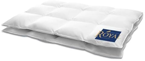 HANSKRUCHEN® Royal Daunendecke 155x220 cm - Medium / Ganzjahresdecke - Made in Germany Kassettendecke aus 100% Gänsedaunen - Allergiker geeignet
