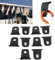 Kuuleyn RV Markisenhaken, 10 Stück Schwarz 5 mm Tragbare Markisenhaken Aufhänger Organizer Rack für RV Wohnmobil Camper