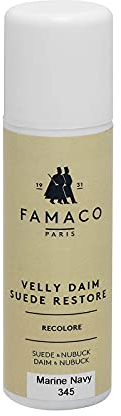 Famaco - Applicateur Velly Daim 75ml - Couleur GRIS MOYEN - Restaure la Couleur du Daim