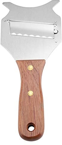 Schokoladenrasierer, Edelstahl, Hobel & Reiben Küchenhelfer & Kochzubehör Trüffel Käsehobel Einstellbare Klinge Schokoladenrasierer mit Holzgriff Langlebig für Küchenhelfer