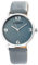 Akzent Exclusive Damen - Uhr Lederimitat Armbanduhr Dornschließe Analog Quarz 1900231 (Blau)