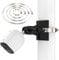 HOLACA Universal Mast Mount for Arlo Pro 4 Arlo Pro 3 Arlo Pro 2 eufyCam 2C/2C Pro/3/3C eufyCam 1 and 2 eufyCam E Arlo Ultra 2 Security Camera (Black, 2 Pack)