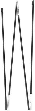 Zeltstange, 8mm 180cm spitzer Kopf Design Fiberglas Camping Zeltstange, faltbare hitzebeständige Markisenrahmen Kit für 2 * 2M Doppelzelt
