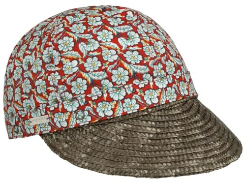Seeberger Mariva Flower Cap Visor Sonnenvisor Damencap Sonnencap Sommercap Damen - mit Schirm Sommer Frühling-Sommer