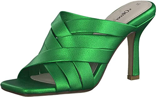 s.Oliver 5-5-27205-20, Sandali con tacco Donna, Verde (Green Met), 38 EU