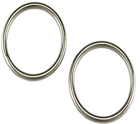 2 Rundringe 6 x 56mm Edelstahl Niro VA Rundring O Ring Ringe