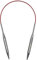 Aeelike 40 cm Rundstricknadel Set, 8,0 mm Edelstahl Rundstricknadeln mit Farbiges Stahlseil, Metall Rundstricknadeln Set mit Größe, Ergonomische Stricknadeln Rundstricknadel für Arthritische Hände