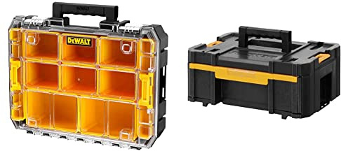 DeWalt DWST1-70705 T-Stak III Tool Storage Box with Drawer, Yellow/Black, 17.6 cm*44.0 cm*31.4 cm & TSTAK™ Watersealed Organiser