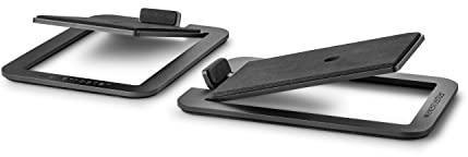 wavemaster P1 Lautsprecher Ständer-Set zur optimalen Aufstellung von Stereoboxen, schwarz