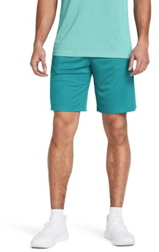 Under Armour Tech Graphic Shorts, Laufshorts aus atmungsaktivem Material, Workout-Shorts mit ultraleichtem Design für Herren, (464) Circuit Teal/Black, XXL