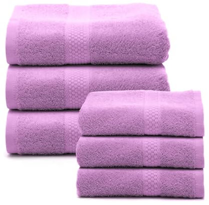 Caleffi | Set asciugamani in spugna Set Asciugamani in spugna Spugna Spugnissima, in cotone, Colore LAVANDA, STANDARD - 100% Cotone