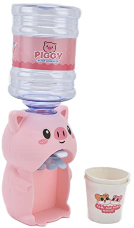 Mini Dispensador De Agua, De Dibujos Animados Lindo Bebé Dispensador De Agua Pequeño Dispensador De Agua Niños Dispensador De Agua Lindo (Rosa)