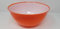 Foglish Home & Garden Large Reusable Plastic Salad Serving Mixing Bowl 25cm Orange