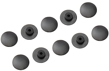 10 Pcs Bike Headset Cover Screw Cap Bike Black Rubber Stem Top Cover Dustproof Headset Cap Cycling Parts Accessories Headset Cap Cycling Parts