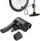 Black Pump Adapter Valve, 3 in 1 Replacement Dual Head Air Pump Adapter Valve Bicycle Cycle Tyre Tube Adapter，Bike Floor Pumps，Bike Pumps，Floor Pumps