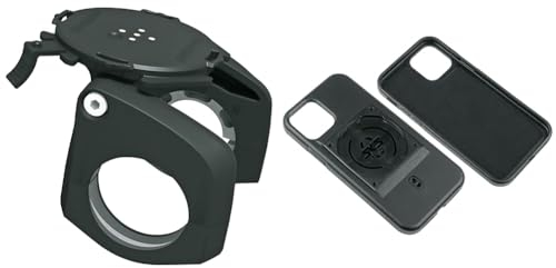 SKS GERMANY COMPIT Handyhalter zur Montage am Lenker & COMPIT Cover für iPhone 12/12 Pro Handyhülle mit Befestigungsvorrichtung