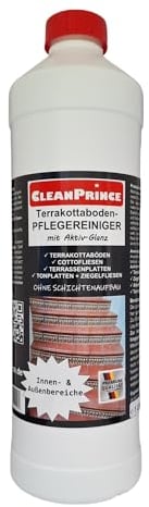 Cotto Nettoyant pour sols en terre cuite 1 l avec brillance active | Nettoyage cotto terre cuite carrelage intérieur extérieur