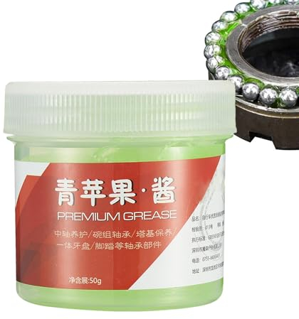Schmierfett,Zusammengesetzte Spezialmischung Mehrzweckfett,Multifunktional Lagerfett Fahrrad Geeignet Für Die Wartung Von Tretlagern, Steuersatzlagern Und Turmbasiswartungen,50g