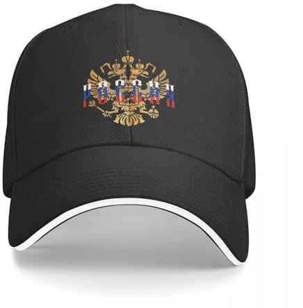 YUONME Baseballmütze Men Women Russia Coat of Arms Golden Hat Outdoor Baseball Caps Polyester Hats Trucker Hat Adjustable Dad Geschenk