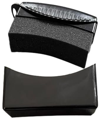 Reifenwachsschwamm, Reifenpflege-Applikatorpad - Autofelgen-Glanzschwamm mit Deckel - Schaumstoff-Applikator-Pads, Polierwachs-Polieren für Motorräder, Wohnmobil-Reifen, die meisten Fahrzeuge