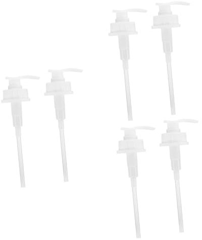 FRCOLOR 3 Sätze Duschgel-presskopf Seifenspender Ersatzflaschenpumpen Pumpspender Shampoopumpen Für Große Shampooflaschen Druckpumpen Für Lotionsspender Seifenpumpe Weiß Pp 2 Stück * 3