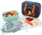 URBZUE Lunch Box avec Sac Isotherme Repas, Boite Gouter Enfant Adulte 1200ml Micro-ondable Bento Box avec 2 Compartiments Boite Repas Premium Boîtes Bento pour Pique-nique, Travail, Ecole