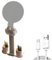 amangul LED Desk Lamp Fan Clock 3200mah Rechargeable/USB Led Display Time Temperature Reading Lamp With Fan