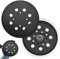 BIGP 2 Piezas Plato de Lija 125 mm con Hook y Loop de 8 Agujeros para Lijadora Excéntrica, compatible con Bosch PEX 300 AE y PEX 400 AE, placa de lijado de dureza media