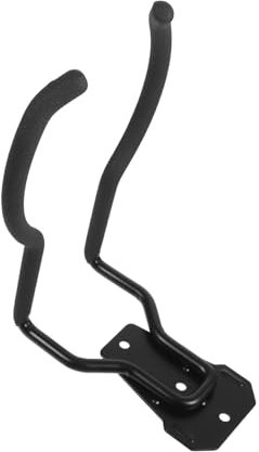INOOMP Mehrzweckhaken schwere Haken Garage groß montieren industriell Schlüsselhaken schwere Wandhaken wandmontierte Haken robuste Wandhaken robuster Wandhaken Eisen Black