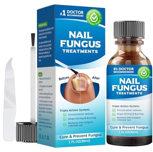 Antimicotico Unghie Piedi,Trattamento Antimicotico Extra Forte per Micosi Unghie Piedi e Mani – Azione Rapida 48h, Risultati Visibili | Liquido Antifungino 30 ml