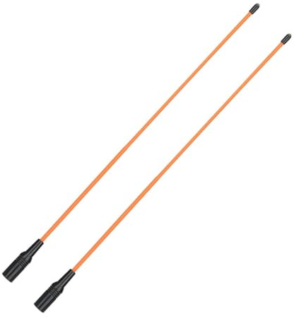 WUWMTUTCK AR-771C BNC-Stecker, Flexible Antenne, 144/430 MHz, hohe Verstärkung, passend for ICOM, passend for Yeasu, passend for Kenwood Walkie Talkie, Zwei-Wege-Radio(2PCS)
