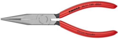 KNIPEX Long Nose Pliers-Half Round Tips