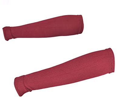 Egypt Bazar Elegante Armstulpen in verschiedenen Farben - Hijab - Islamische Gebetskleidung (Weinrot)