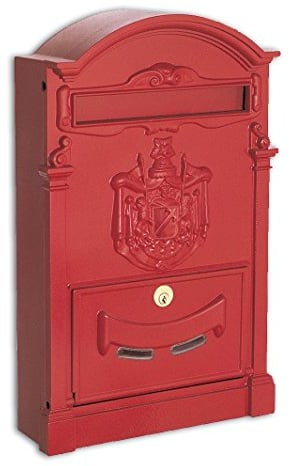 Alubox Residence Briefkasten, Rot