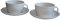 Starbucks Fore Here Collectors Lot de 2 Tasses à café Blanc