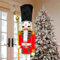 CDL 5 piedi di grandezza,natale schiaccianoci in legno ornamento su supporto per spade cerimoniali per interni ed esterni, Natale, eventi, cerimonie, decorazione commerciale (15 piedi, nuovo K46)