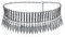 Native American Style Bohemian Boho Coachella Festival Dangling Feather Wide Choker Necklace Western Jewelry For Women Teen Oxidized Silver Plated (oxidiertes Silber)